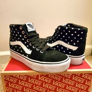 Polka Dot Sk8-Hi Platform Vans